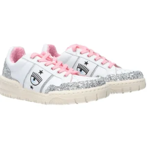 Chiara Ferragni Donna Sneakers-Cf Eye multicolor Argento