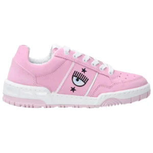 Chiara Ferragni Donna Sneakers-Cf Eye multicolor Rosa suede