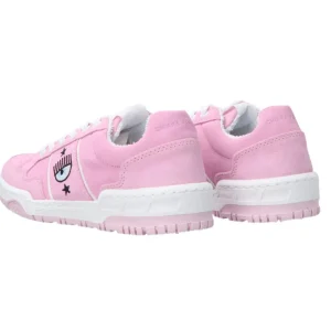 Chiara Ferragni Donna Sneakers-Cf Eye multicolor Rosa suede