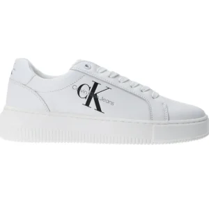 Calvin Klein Donna Sneakers-CHUNKY CUPSOLE LACEUP Bianco