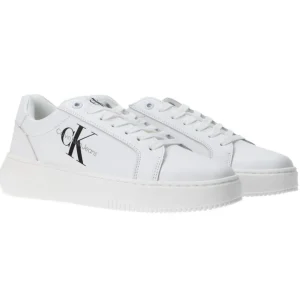 Calvin Klein Donna Sneakers-CHUNKY CUPSOLE LACEUP Bianco