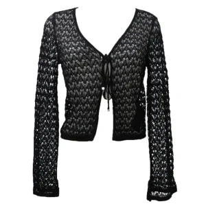 Guess Donna Cardigan-CLARISSA LS CARDI SWTR Nero