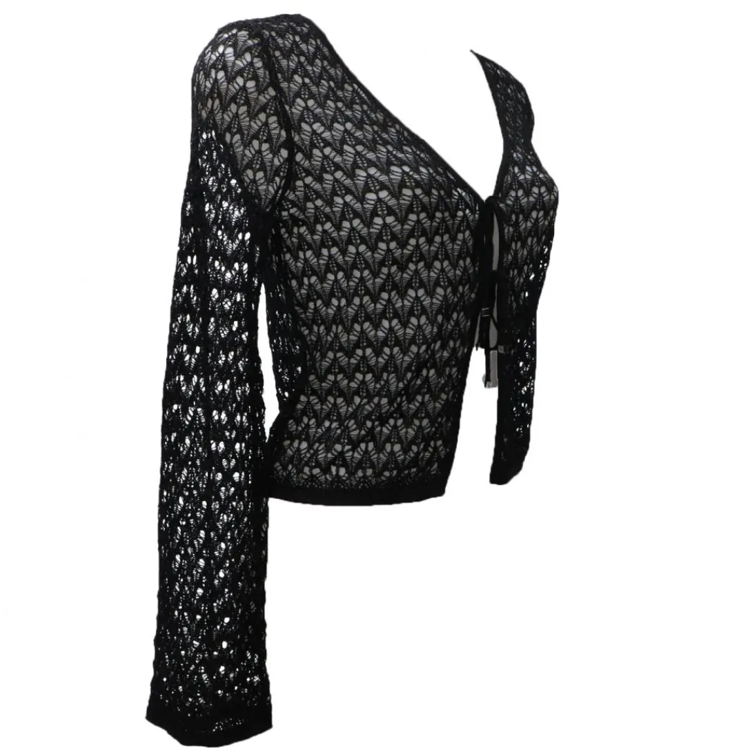 clarissa_ls_cardi_swtr_ne_1.webp Guess Donna Cardigan-CLARISSA LS CARDI SWTR Nero
