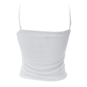 Guess Donna Top-COLETTE TANK TOP Bianco