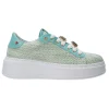 Gio Più Donna Sneakers-COMBI INTRECCIO RAFIA Verde acqua