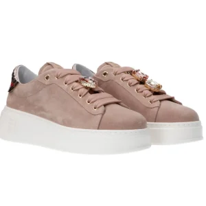 Gio Più Donna Sneakers-Combi jewels pia Rosa suede