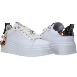 Gio Più Donna Sneakers-Combi strass pia Argento