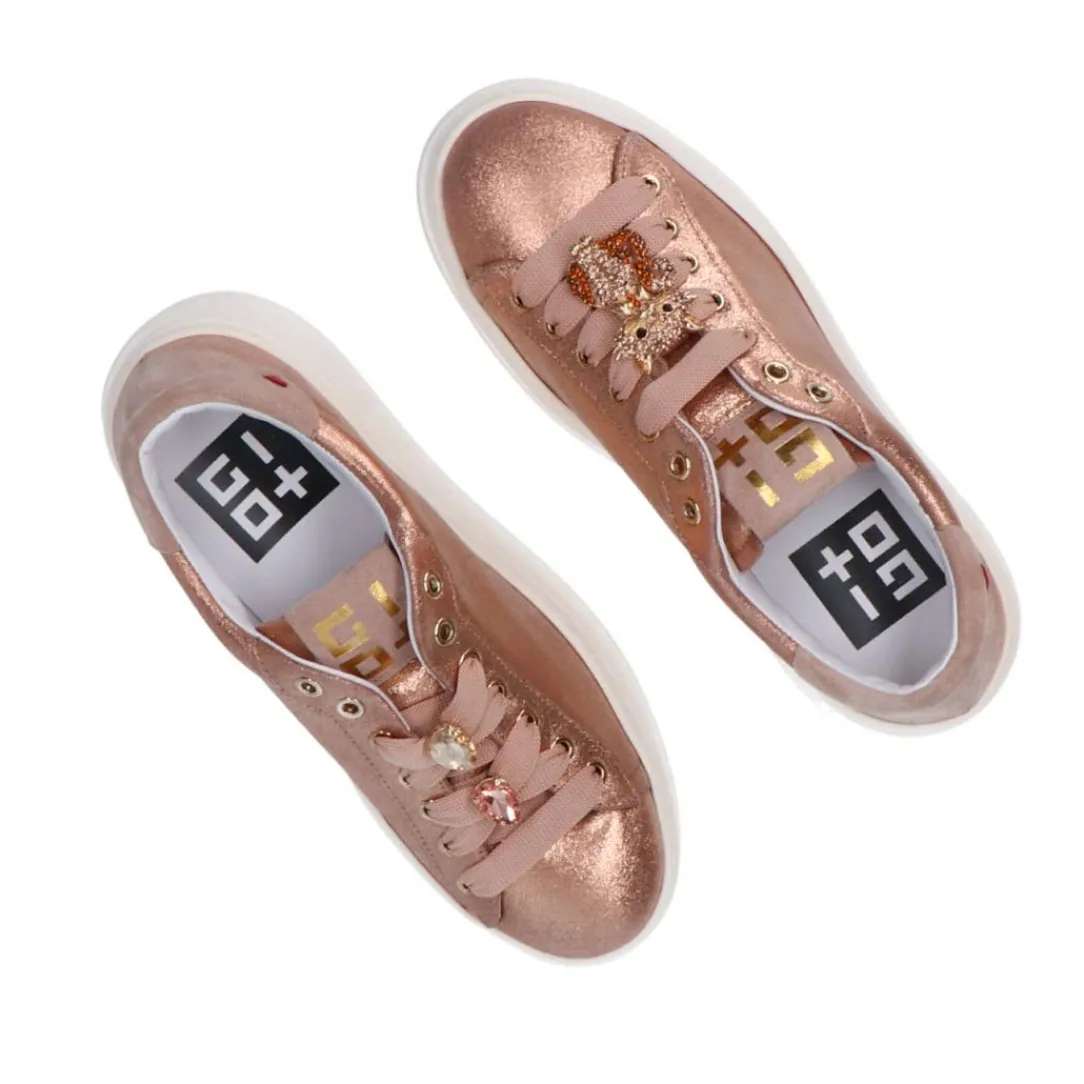 combi_strass_pia_oro_rosa_4.webp Gio Più Donna Sneakers-Combi strass pia Oro rosa gold