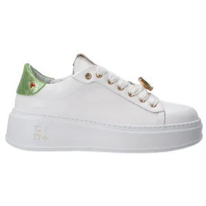 Gio Più Donna Sneakers-Combi strass Verde