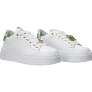 Gio Più Donna Sneakers-Combi strass Verde