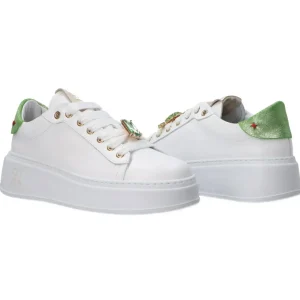 Gio Più Donna Sneakers-Combi strass Verde