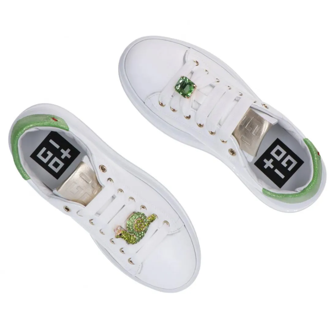 combi_strass_verde_4.webp Gio Più Donna Sneakers-Combi strass Verde