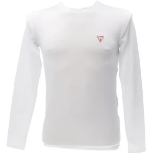 Guess Uomo T-Shirt-CORE TEE LONG Bianco