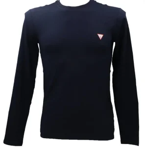 Guess Uomo T-Shirt-CORE TEE LONG Blu