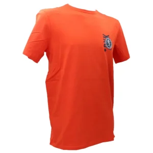 Bikkembergs Uomo T-Shirt-CREW NECK T-SHIRT Arancione