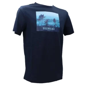 Bikkembergs Uomo T-Shirt-CREW NECK T-SHIRT Azzurro Blu