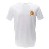 Bikkembergs Uomo T-Shirt-CREW NECK T-SHIRT Bianco Giallo