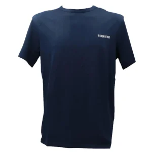 Bikkembergs Uomo T-Shirt-CREW NECK T-SHIRT Blu Blu