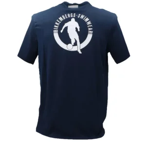 Bikkembergs Uomo T-Shirt-CREW NECK T-SHIRT Blu Blu