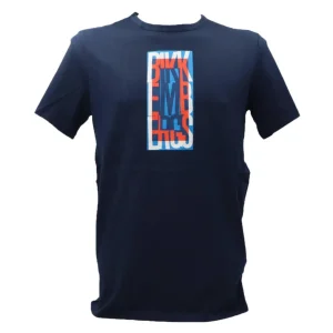 Bikkembergs Uomo T-Shirt-CREW NECK T-SHIRT Blu MT