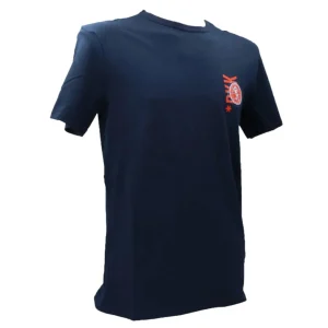 Bikkembergs Uomo T-Shirt-CREW NECK T-SHIRT Blu Navy