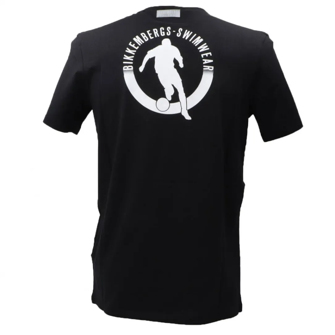 crew_neck_tshirt_nero_bia_2.webp Bikkembergs Uomo T-Shirt-CREW NECK T-SHIRT Nero Bianco