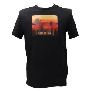 Bikkembergs Uomo T-Shirt-CREW NECK T-SHIRT Nero Color