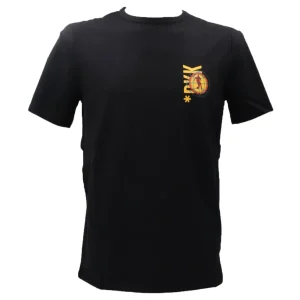 Bikkembergs Uomo T-Shirt-CREW NECK T-SHIRT Nero Giallo