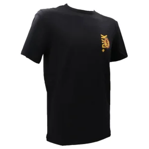Bikkembergs Uomo T-Shirt-CREW NECK T-SHIRT Nero Giallo
