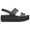 Crocs Donna Sandali-CROCS BROOKLYN SANDALS Nero Nero