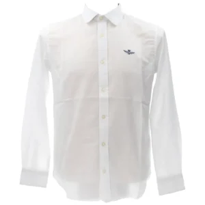 Aereonautica Militare Abbigliamento Camicia-1242CT3292 CAMICIA M.L. Bianco