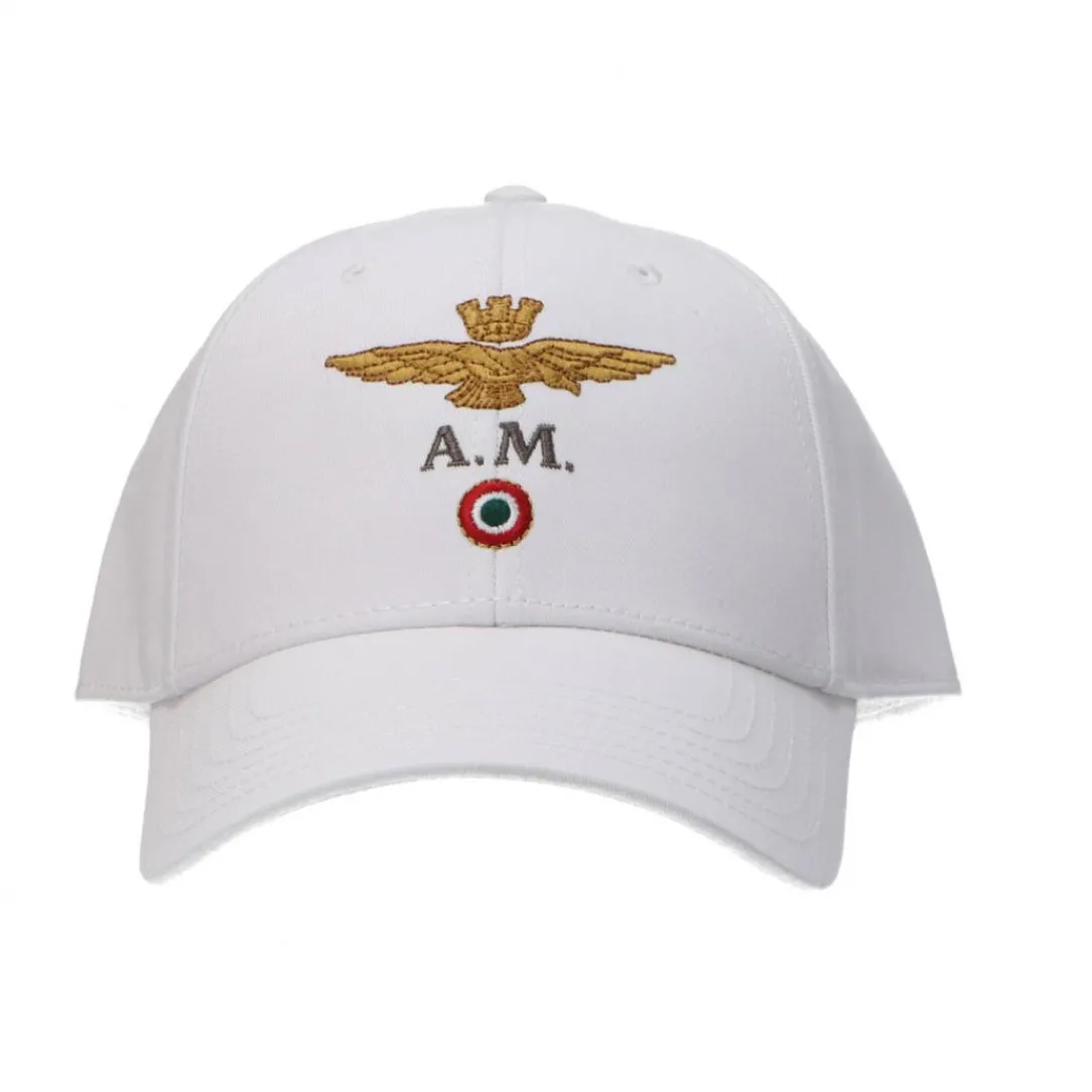 ct_cappellino_bianco_0-1.webp Aeronautica Militare Uomo Cappellini-1100CT2848 CAPPELLINO Bianco