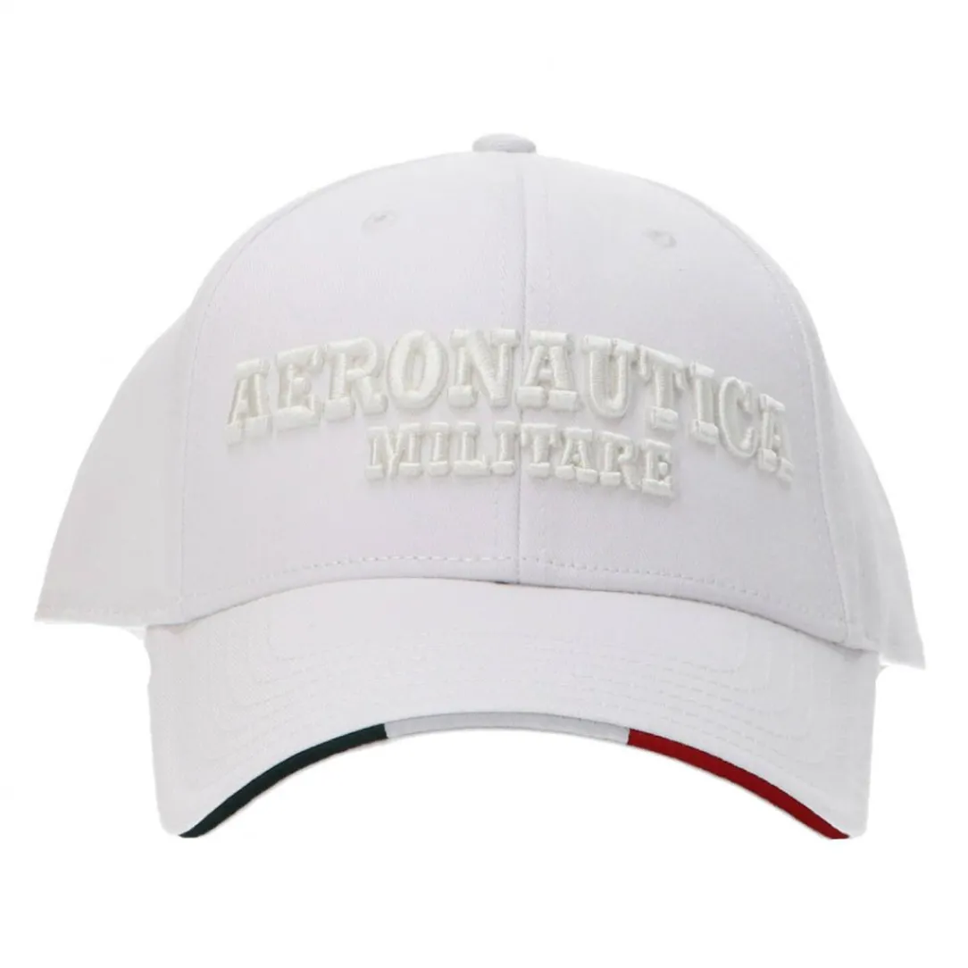 ct_cappellino_bianco_0.webp Aereonautica Militare Uomo Cappellini-1115CT3049 CAPPELLINO Bianco