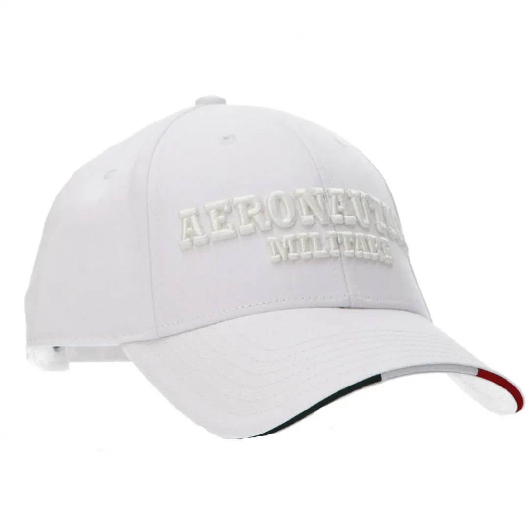 ct_cappellino_bianco_1.webp Aereonautica Militare Uomo Cappellini-1115CT3049 CAPPELLINO Bianco
