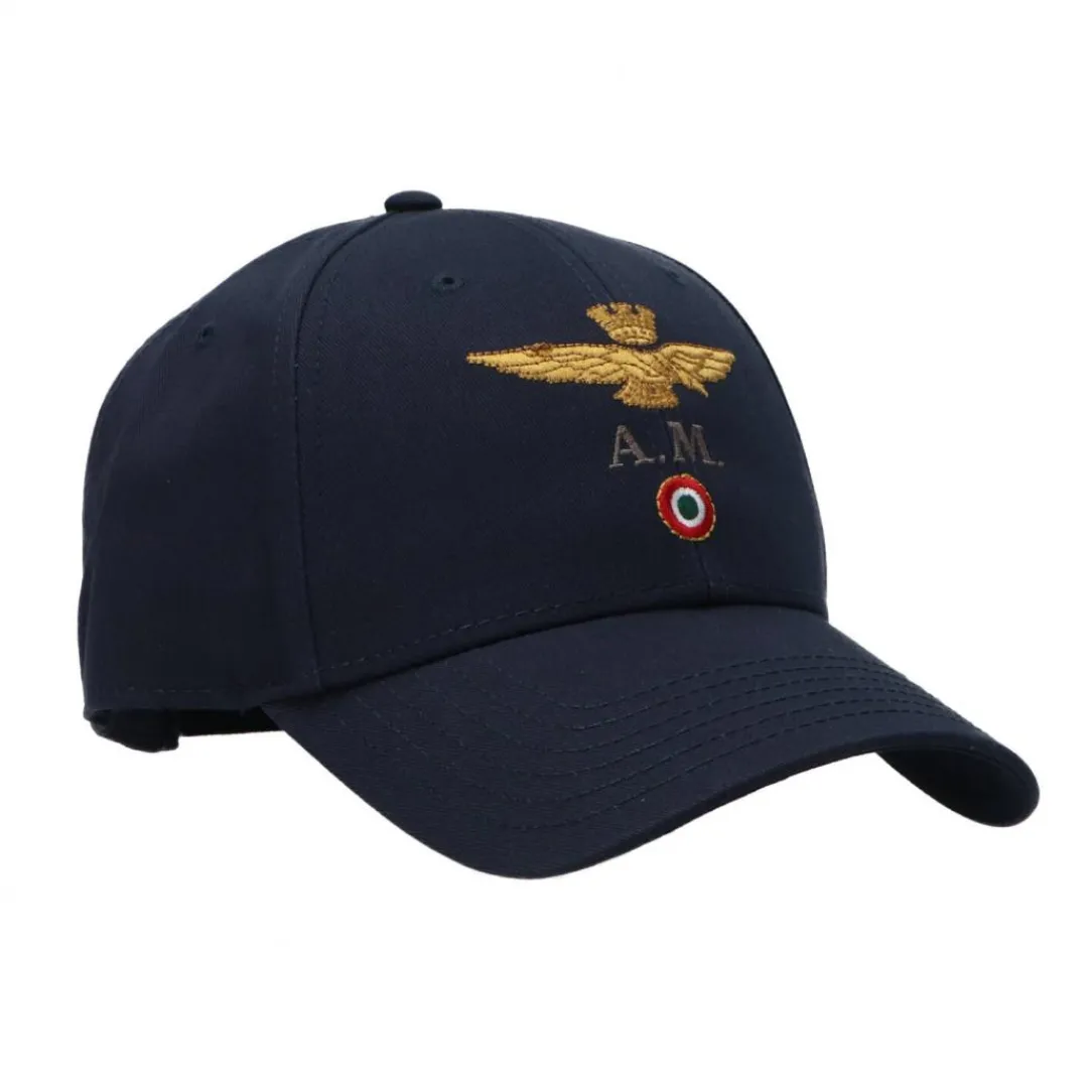 ct_cappellino_blu_1.webp Aeronautica Militare Uomo Cappellini-1100CT2848 CAPPELLINO Blu