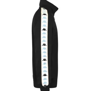 Kappa Uomo Felpe-371C3XW BANDA ANNISTONO Nero
