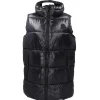 Invicta Donna Smanicato-4437192D GILET LUNGO CIRE Nero