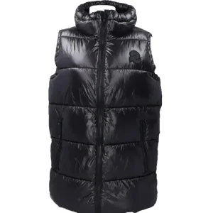 Invicta Donna Smanicato-4437192D GILET LUNGO CIRE Nero