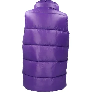 Invicta Donna Smanicato-4437192D GILET LUNGO CIRE Viola