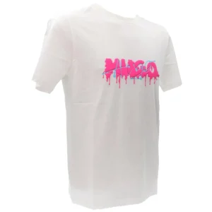 Hugo Uomo T-Shirt-DACATION Bianco
