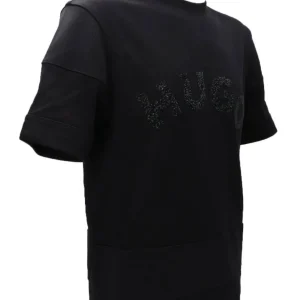 Hugo Abbigliamento Maglia-DACAVIO Nero