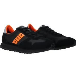 Blauer USA Uomo Sneakers-Dawson 02 Nero arancione
