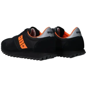 Blauer USA Uomo Sneakers-Dawson 02 Nero arancione