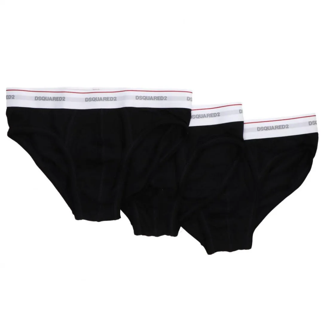 dcx_brief_tripack_nero_1.webp Dsquared2 Abbigliamento Intimo-DCX610040 BRIEF TRI-PACK Nero