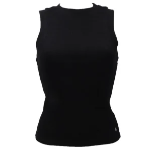 Guess Donna Canotte-DENISA STRIPED TOP Nero