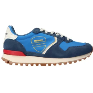 Blauer USA Uomo Sneakers-Dixon 01 Azzurro