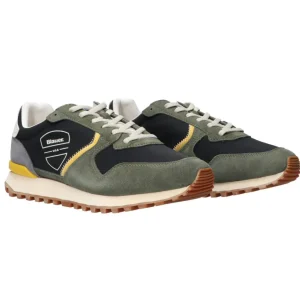 Blauer USA Uomo Sneakers-Dixon 01 Verde scuro