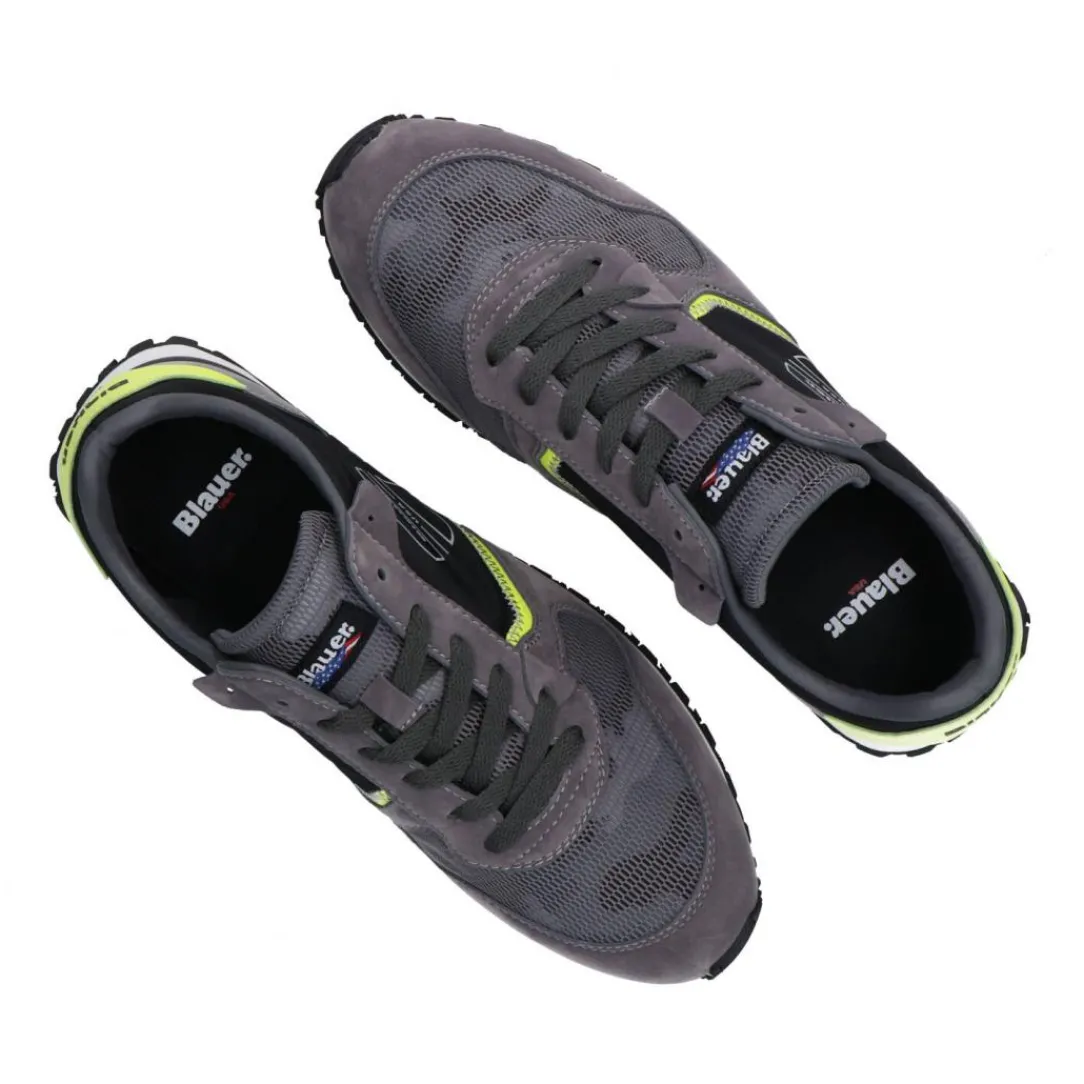 dixon_grigio_giallo_fluo_3.webp Blauer USA Uomo Sneakers-DIXON01 Grigio giallo fluo