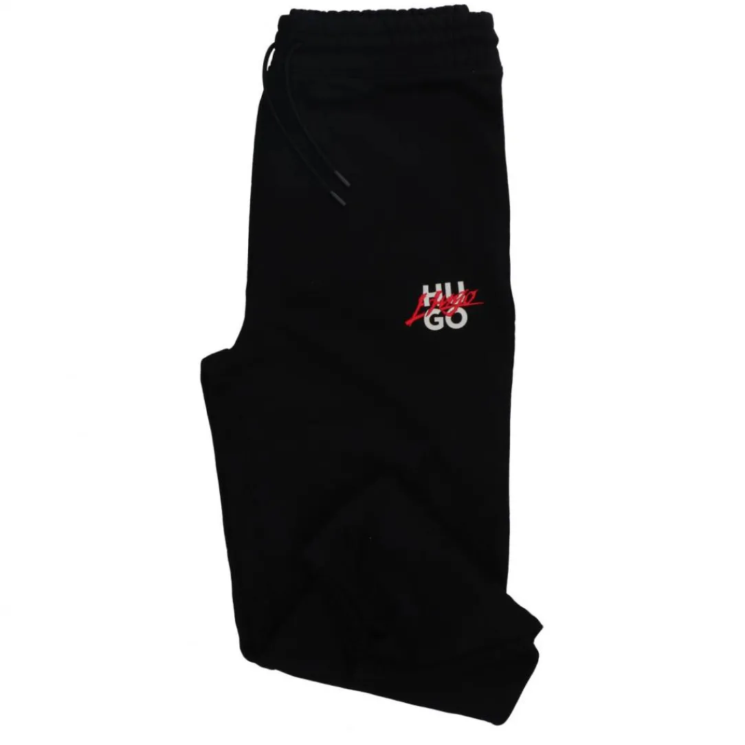 dlogopante_nero_0.webp Hugo Abbigliamento Tute-DLOGOPANTE Nero