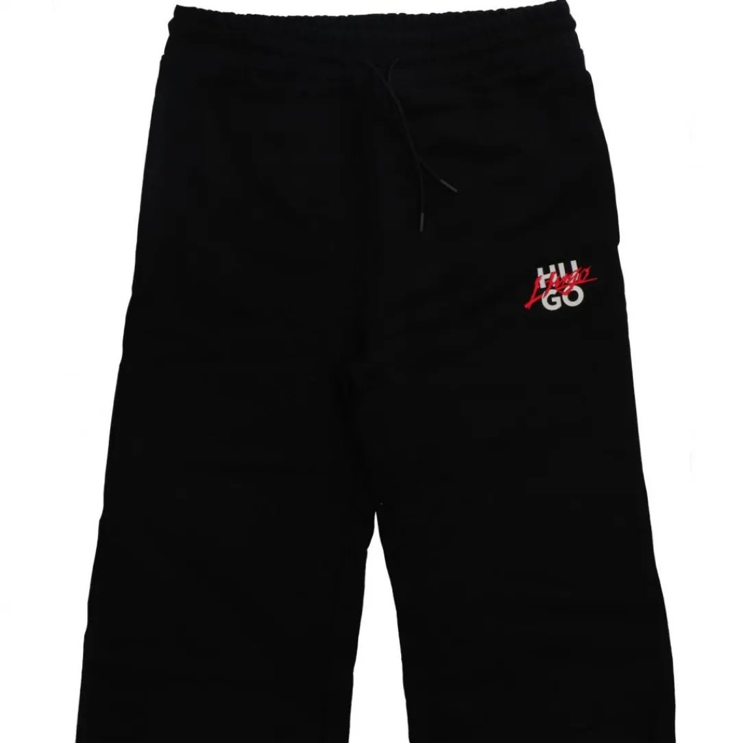 dlogopante_nero_1.webp Hugo Abbigliamento Tute-DLOGOPANTE Nero